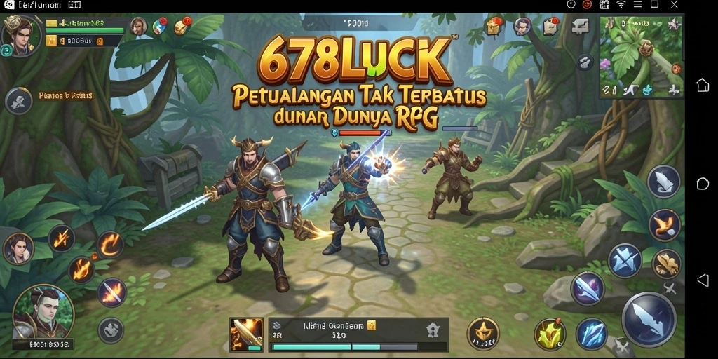 Tampilan gameplay RPG yang menantang dan interaktif di 678LUCK.