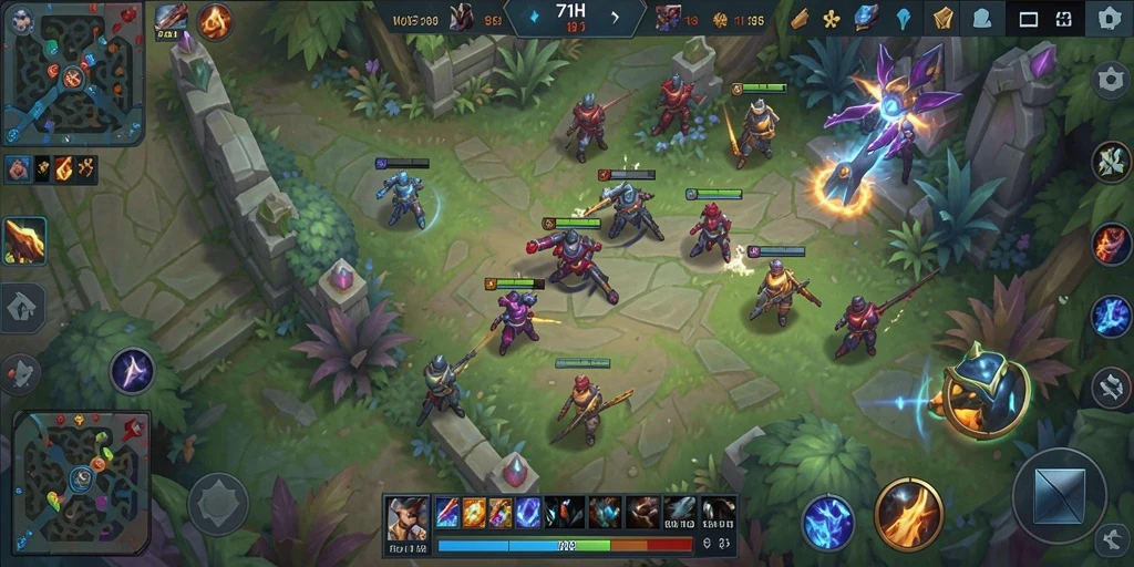 Tangkapan layar gameplay 71H yang menampilkan pertarungan intens.