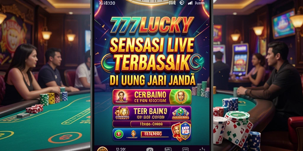 Gameplay menegangkan dengan dealer langsung di 777LUCKY.