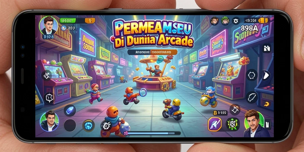 Screenshot gameplay menampilkan aksi seru dalam 898A