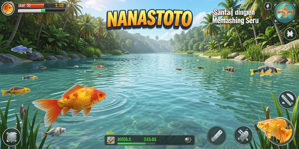 Tangkapan ikan yang menakjubkan dalam gameplay NANASTOTO.