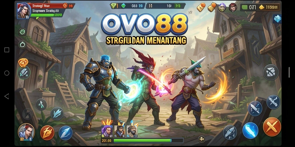 Gameplay intens OVO88 menampilkan strategi dan kolaborasi pemain.