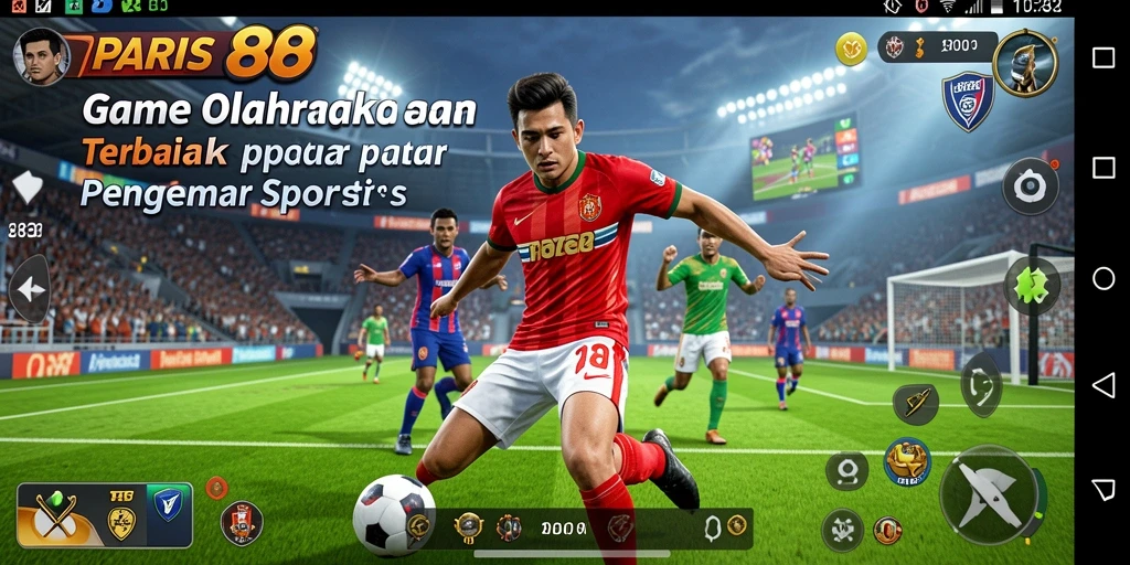Tampilan dinamis gameplay PARIS88 yang menegangkan.