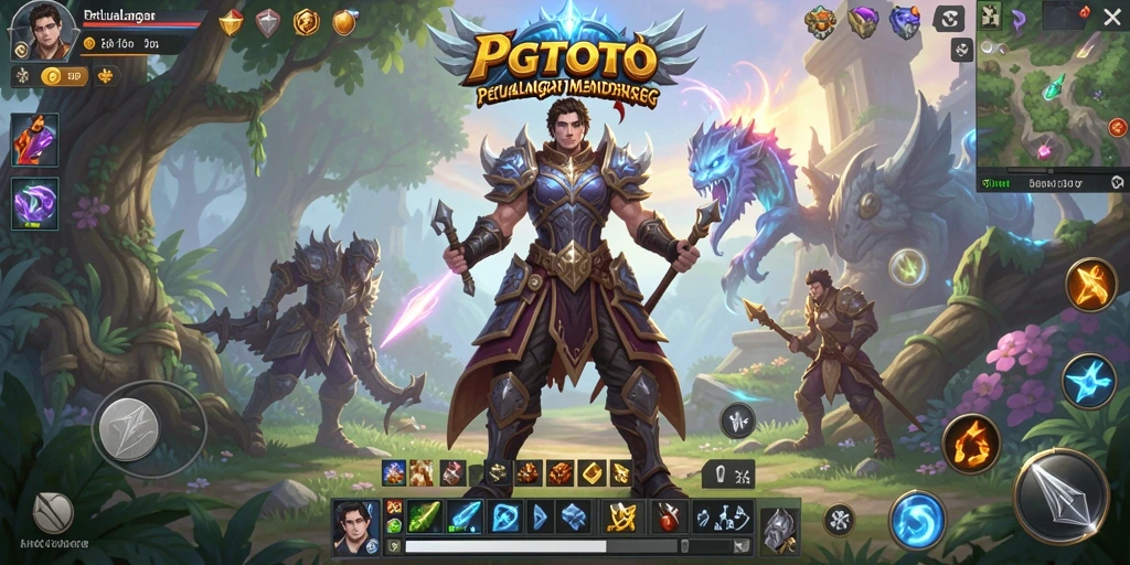 Tampilan gameplay PGTOTO yang menakjubkan di dunia fantasi.