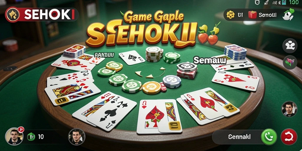 Tampilan gameplay seru SEHOKI dengan interaksi antar pemain.