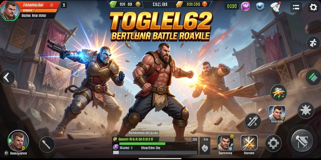 Screenshot TOGEL62 menampilkan momen seru dalam pertarungan Battle Royale.